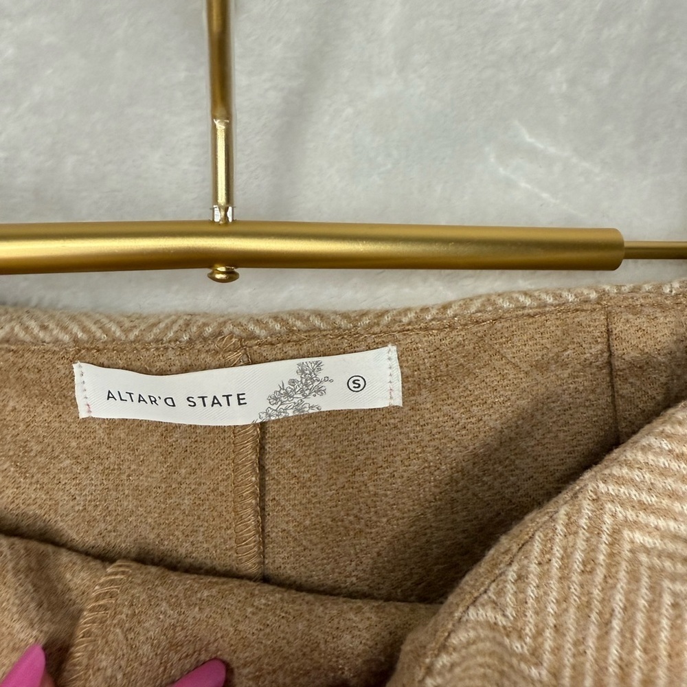Altar'd State Camel Mini Skirt - Picture 6 of 6